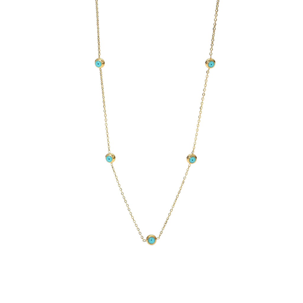 Turquoise Bead Necklace