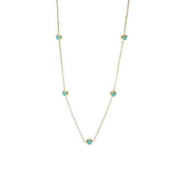 Turquoise Bead Necklace