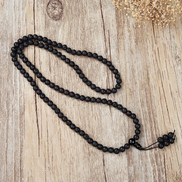 Men's Stretchy Mala Wrist Wrap Bracelet