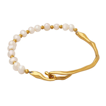 Pearls From the Sea Hook Bracelet