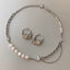 Irregular Freshwater Pearl Stitching Necklace