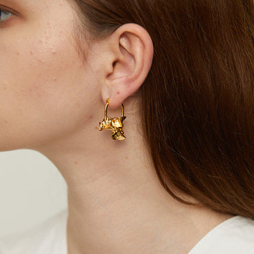 Liquid Flower Earrings