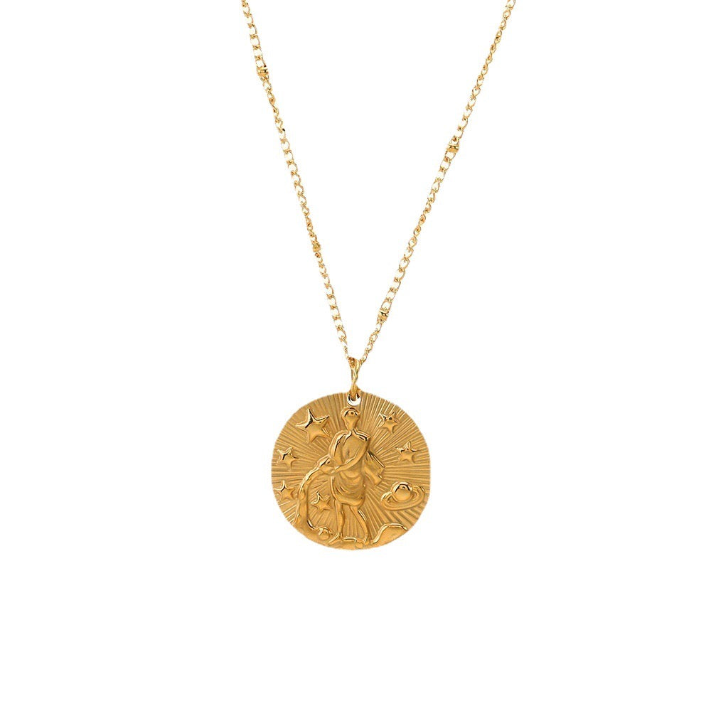 Constellation Gold Coin Necklace