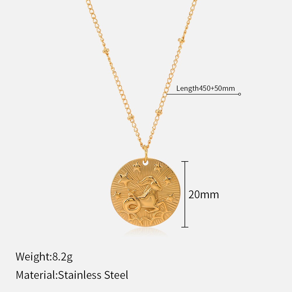 Constellation Gold Coin Necklace