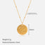 Constellation Gold Coin Necklace