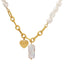 Freshwater Pearl Heart Design Necklace