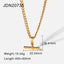 T Stick Pendant Cuban Necklace