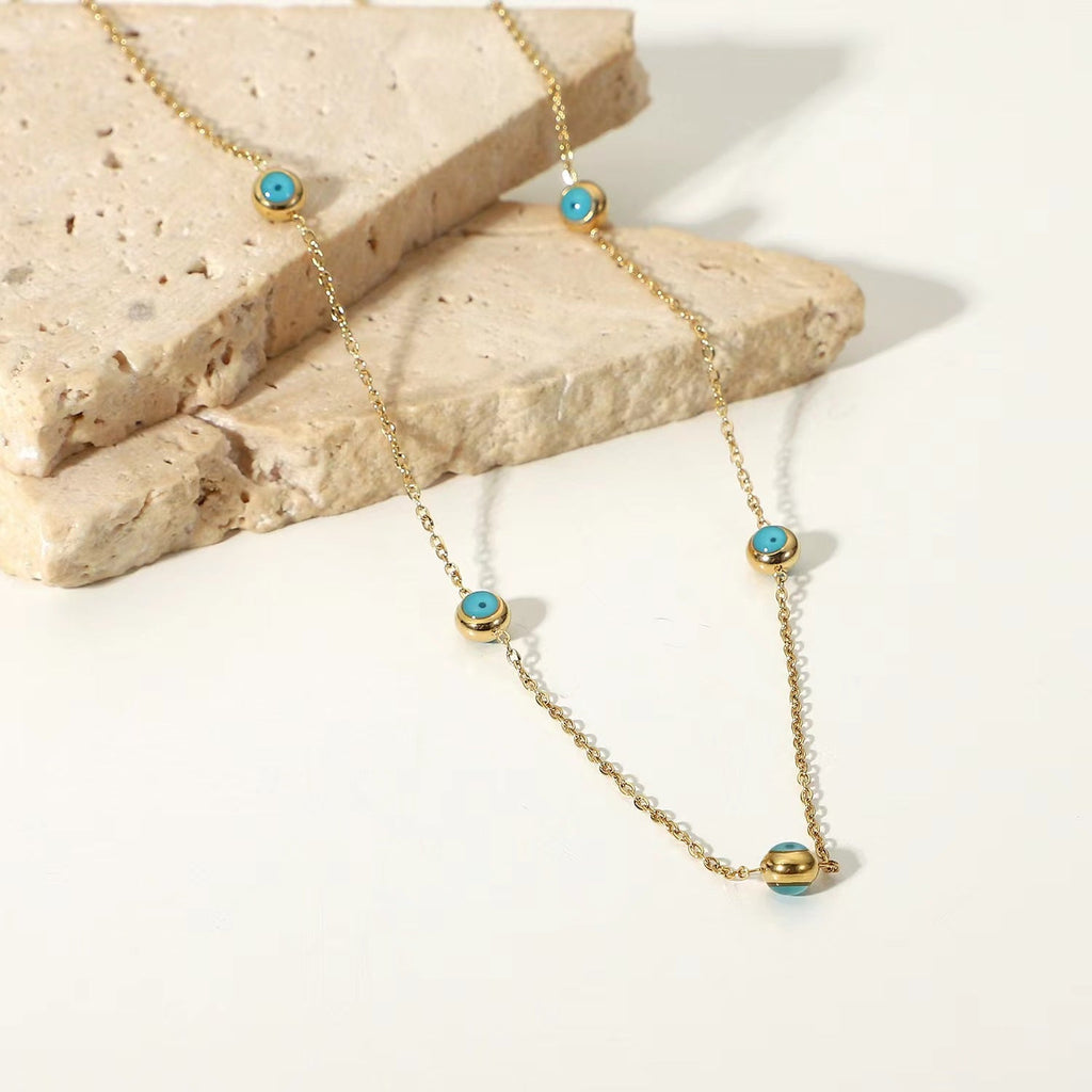 Turquoise Bead Necklace