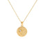 Sun Moon Gold Coin Necklace