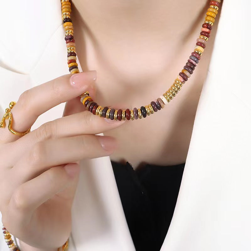 Natural Stone Beaded Set