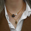 Cuban Chain Hoop Necklace