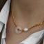 Cuban Chain Hoop Necklace