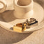 Rectangular Gold Silver Ring