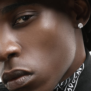 Clarity Brilliant Round Cut Moissanite Stud Earrings