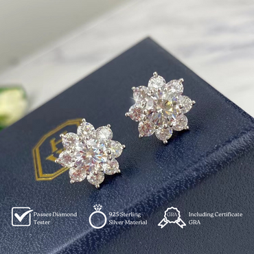Moissanite Stud Earrings