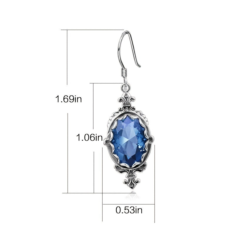 Elegant Teardrop Crystal Drop Dangle Earrings