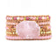 Heart Chakra Rose Quartz Bracelet